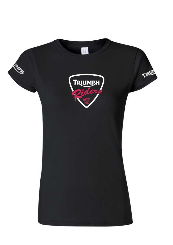Triumph Womens Club T-Shirt Black