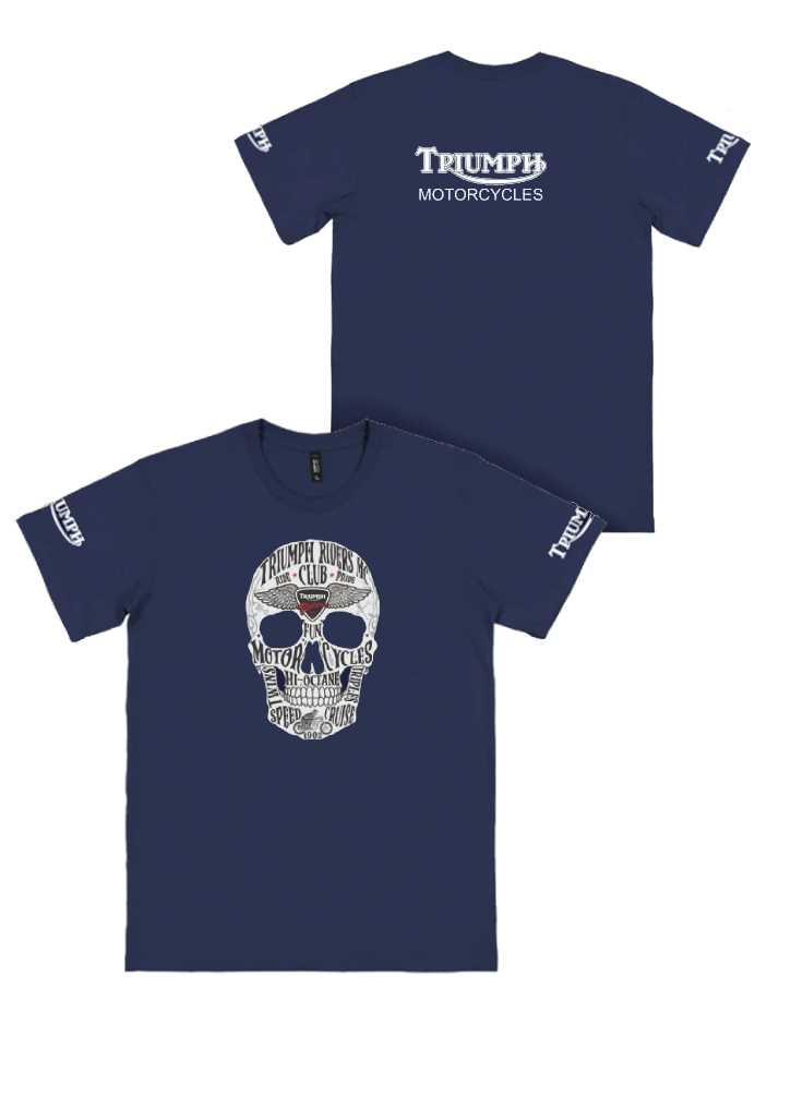 Triumph Mens Skull T-Shirt