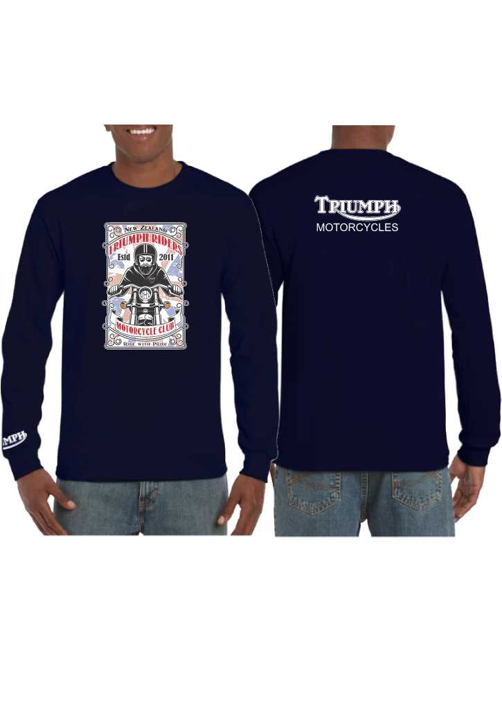 Triumph Mens Bourbon LS T-Shirt
